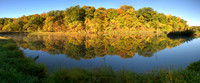 Fall Color, Shawnee Mission Lake Panorama, Shawnee Mission Park, Shawnee, Kansas