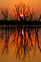 Mid-summer Sunset, Kill Creek Park, Olathe, Kansas