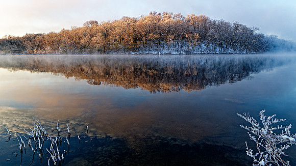 Early Snowfall, Shawnee Mission Park, Shawnee, Kansas