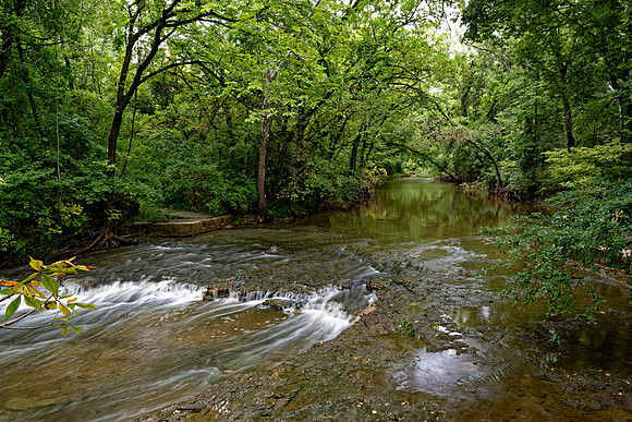 Old bridge crossing, Little Mill Creek, Shawnee , Kansas