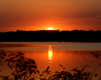 Sunset, Shawnee Mission Lake, Kansas